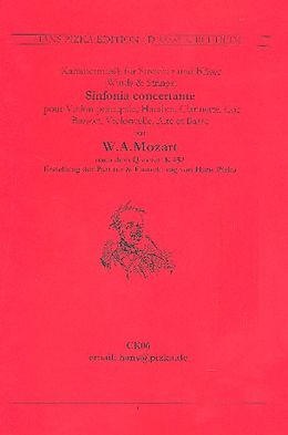 Wolfgang Amadeus Mozart Notenblätter Sinfonia concertante KV452 für Oboe