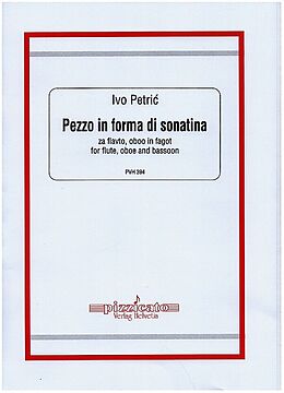 Ivo Petric Notenblätter Pezzo in forma di sonatina