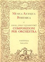 Pavel Josef Vejvanovsky Notenblätter Composizioni per orchestra vol.1