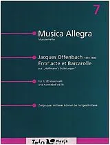 Jacques Offenbach Notenblätter Entracte et Barcarolle für 12 (8) Violoncelli