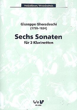 Giuseppe Gheradeschi Notenblätter 6 Sonaten
