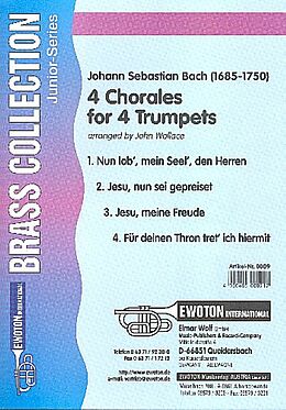Johann Sebastian Bach Notenblätter 4 Chorals