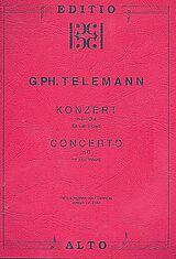 Georg Philipp Telemann Notenblätter Konzert D-Dur für 4 Violen