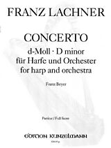 Franz Paul Lachner Notenblätter Konzert d-Moll