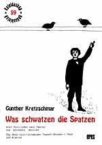 Günther Kretzschmar Notenblätter Was schwatzen die Spatzen 8 Chorlieder