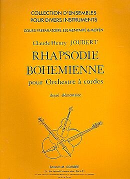 Claude-Henry Joubert Notenblätter Rhapsodie bohemienne pour orchestre