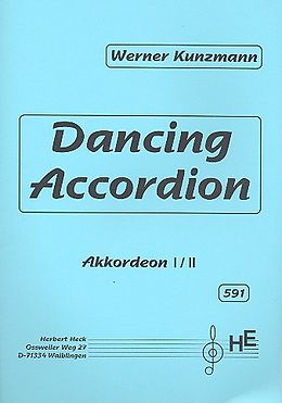 Werner Kunzmann Notenblätter Dancing Accordion für Akkordeon
