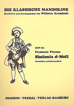 Francesco Piccone Notenblätter Sinfonia d-Moll für Mandoline