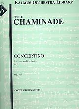 Cecile Louise S. Chaminade Notenblätter Concertino d major op.107