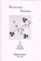 Winfried Michel Notenblätter Trijetto für 3 Altblockflöten