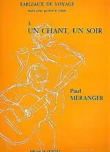 Paul Méranger Notenblätter Un chant un soir pour flute et guitare