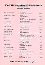 Siegfried Behrend Notenblätter ARABA FUER MANDOLINE UND GITARRE