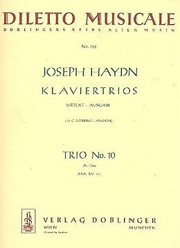 Franz Joseph Haydn Notenblätter Klaviertrio A-Dur Nr.10 Hob.XV-35