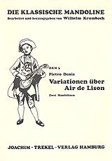 Pietro Denis Notenblätter Variationen über Air de lison für
