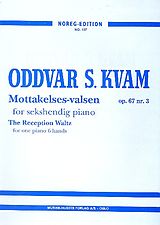 Oddvar S. Kvam Notenblätter The reception Waltz op.67,3