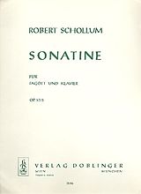 Robert Schollum Notenblätter Sonatine op.57,3 für Fagott und