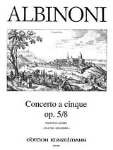 Tomaso Albinoni Notenblätter Concerto a cinque F-Dur op.5,8