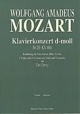 Wolfgang Amadeus Mozart Notenblätter Konzert d-Moll KV466 für Klavier und Orchester