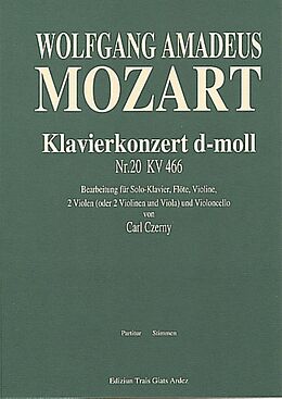 Wolfgang Amadeus Mozart Notenblätter Konzert d-Moll KV466 für Klavier und Orchester