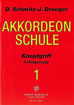 Jörg Draeger Notenblätter Akkordeonschule Band 1