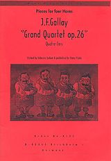 Jacques Francois Gallay Notenblätter Grand quartet op.26