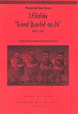Jacques Francois Gallay Notenblätter Grand quartet op.26