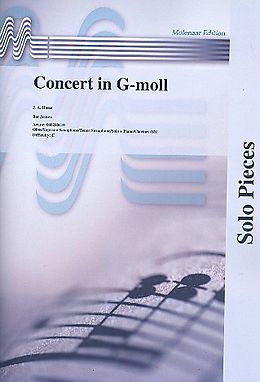 Johann Adolph Hasse Notenblätter Concert g-Moll für Oboe und Klavier
