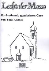 Toni Knittel Notenblätter Lechtaler Messe