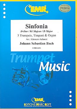Johann Sebastian Bach Notenblätter Sinfonia D-Dur BWV29,1 für