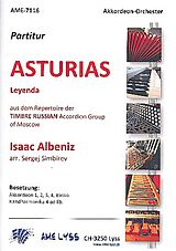 Isaac Manuel Albéniz Notenblätter Asturias (leyenda) für