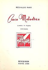 Reynaldo Hahn Notenblätter 5 Melodias