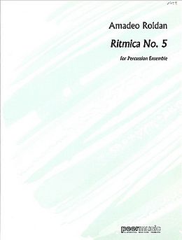 Amadeo Roldán Gardes Notenblätter Ritmica no.5