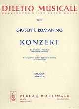 Giuseppe Romanino Notenblätter Konzert für Trompete, Streicher
