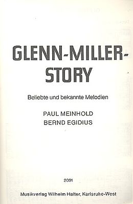  Notenblätter Glenn-Miller-Story (Medley)für Blasorchester