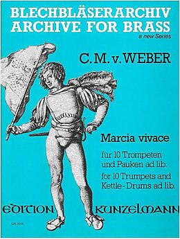 Carl Maria von Weber Notenblätter Marcia vivace