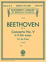 Ludwig van Beethoven Notenblätter Concerto e flat major No.5 op.73for