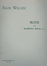 Egon Wellesz Notenblätter Suite op.77