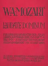 Wolfgang Amadeus Mozart Notenblätter Laudate Dominum KV339