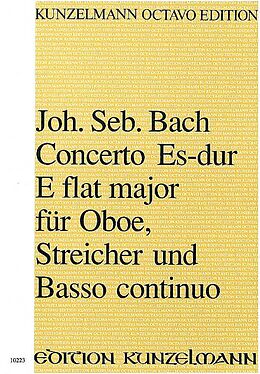 Johann Sebastian Bach Notenblätter Concerto Es-Dur