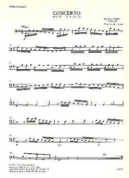 Antonio Vivaldi Notenblätter Konzert G-Dur PV120 F.III-12