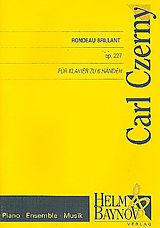 Carl Czerny Notenblätter Rondeau brillant op.227