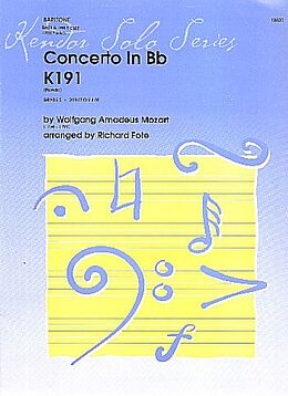Wolfgang Amadeus Mozart Notenblätter Rondo from Concerto Bb major KV191