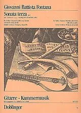 Giovanni Battista Fontana Notenblätter Sonata terza C-Dur für Violine