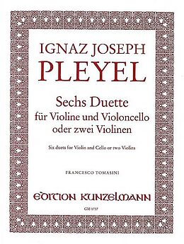 Ignaz Joseph Pleyel Notenblätter 6 Duette