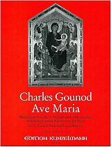 Charles Francois Gounod Notenblätter Ave Maria Meditation über das Präludium Nr.1