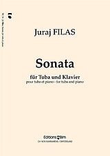 Juraj Filas Notenblätter SONATE FOR TUBA AND PIANO