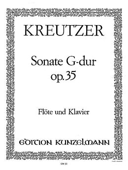 Conradin Kreutzer Notenblätter Sonate G-Dur op.35
