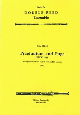 Johann Sebastian Bach Notenblätter Präludium and Fuga BWV849
