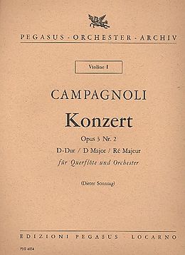 Bartolommeo Campagnoli Notenblätter Konzert D-Dur op.3,2 für