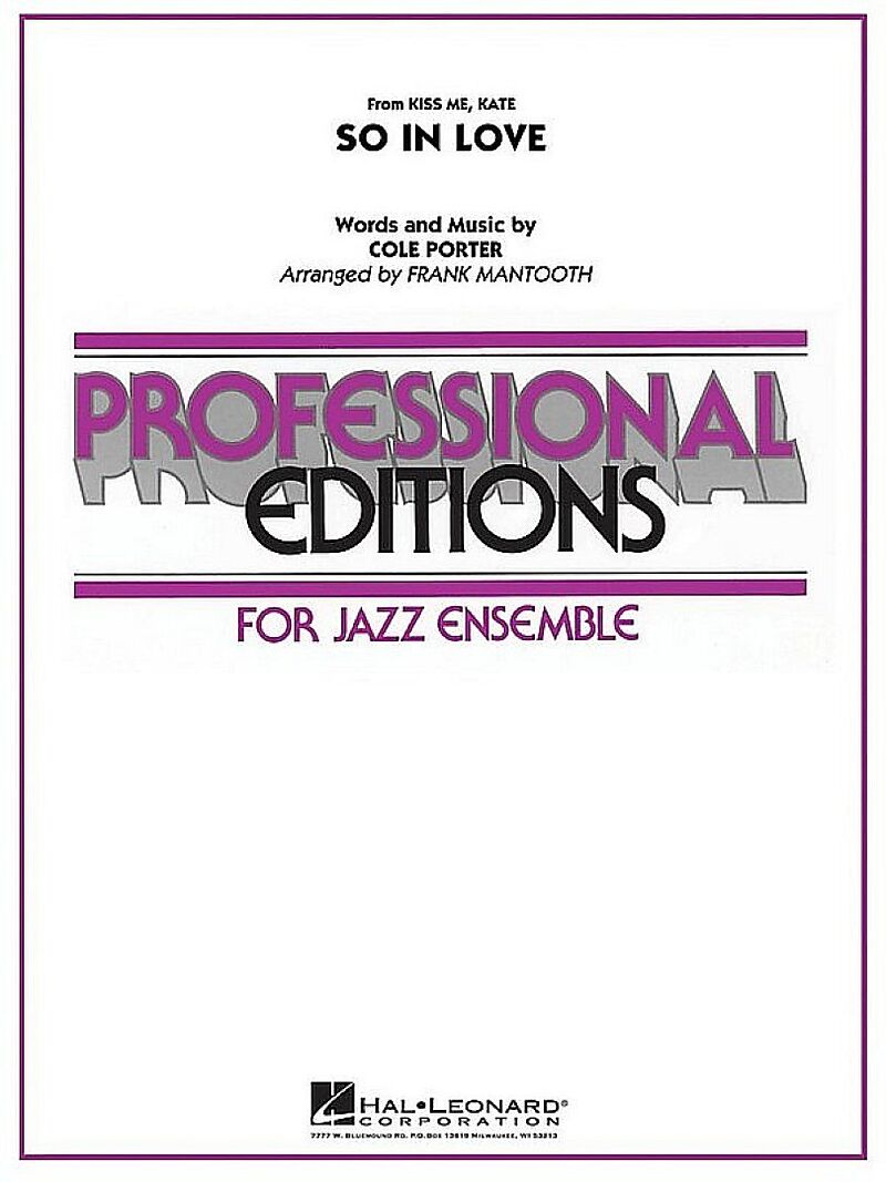 SO IN LOVEFOR JAZZ ENSEMBLE